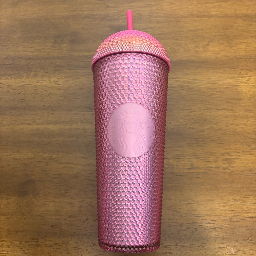Starbucks 2025 tumbler Screw Down Lid Metallic Ice Shimmer Dome Lid Limited 24oz